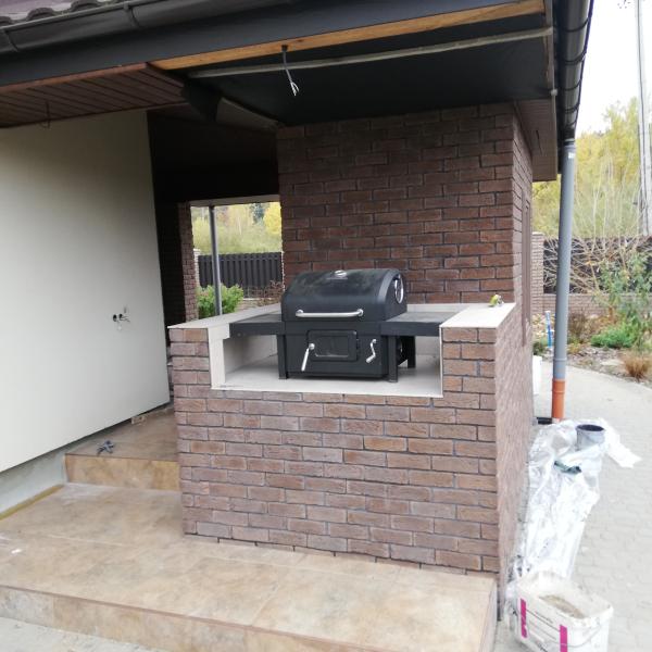 Облицовка котеджа